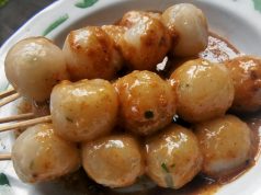 Cilok bumbu kacang wong tegal