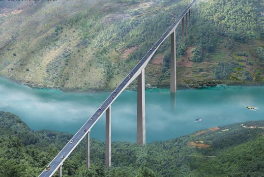 Jembatan Terpanjang di Dunia Mangjiedu Grand Bridge - yunnanadventure.com