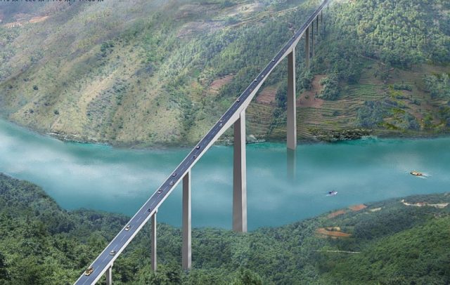 Jembatan Terpanjang di Dunia Mangjiedu Grand Bridge - yunnanadventure.com